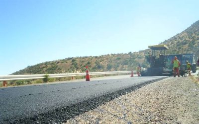 MOP realiza mejoramiento de la ruta hacia Andacollo