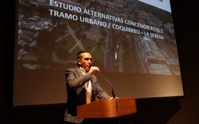 Presentan trazado de circunvalación y modernización de la Ruta 5 a autoridades y comunidad
