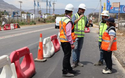 Dirección de Vialidad del MOP comienza trabajos en 4 cruces de la Ruta 41 CH