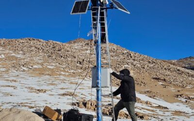MOP instala instrumento que permitirá ampliar red hidrométrica de la región mejorando estimaciones de deshielos