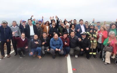 MOP inaugura construcción de ruta de acceso a caleta Huentelauquén