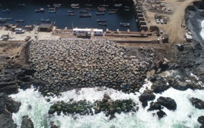 Obras Portuarias del MOP avanza en obras de protección costera para reforzar la seguridad en Caleta Chungungo ante marejadas y erosión costera