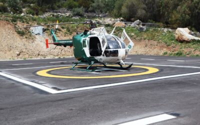 MOP inaugura Punto de Posada para Helicópteros en Coirón, Salamanca