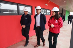 Reactivan tramo final de la reposición de la Escuela San Antonio de la Villa de Barraza en Ovalle