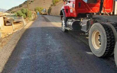 71% de avance presentan obras de pavimentación en rutas D-901 y D-937 de Canela